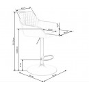 Стул барный HALMAR H103 темно-зеленый/черный